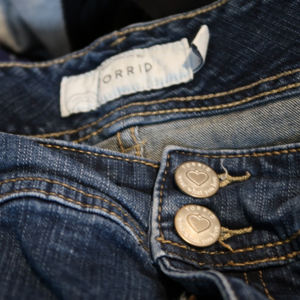 Torrid Double Button Jeans